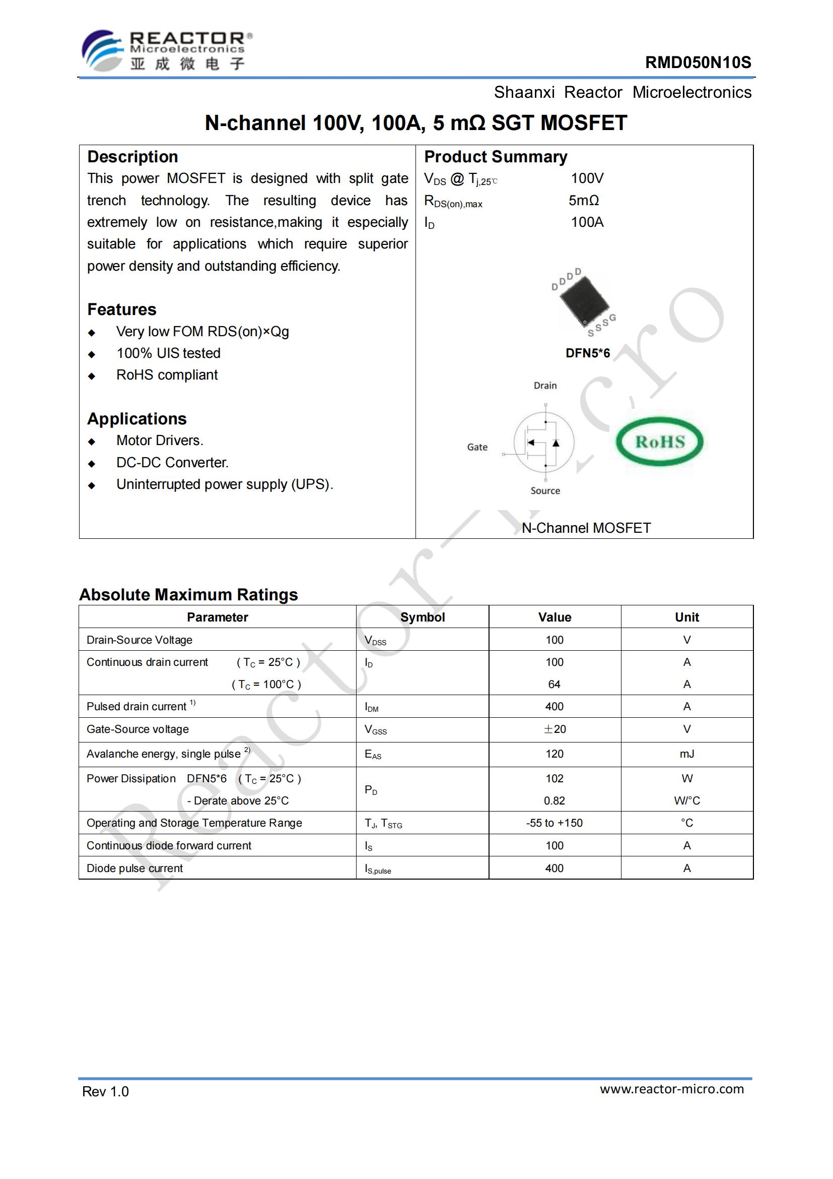 RMD050N10S_ReV1