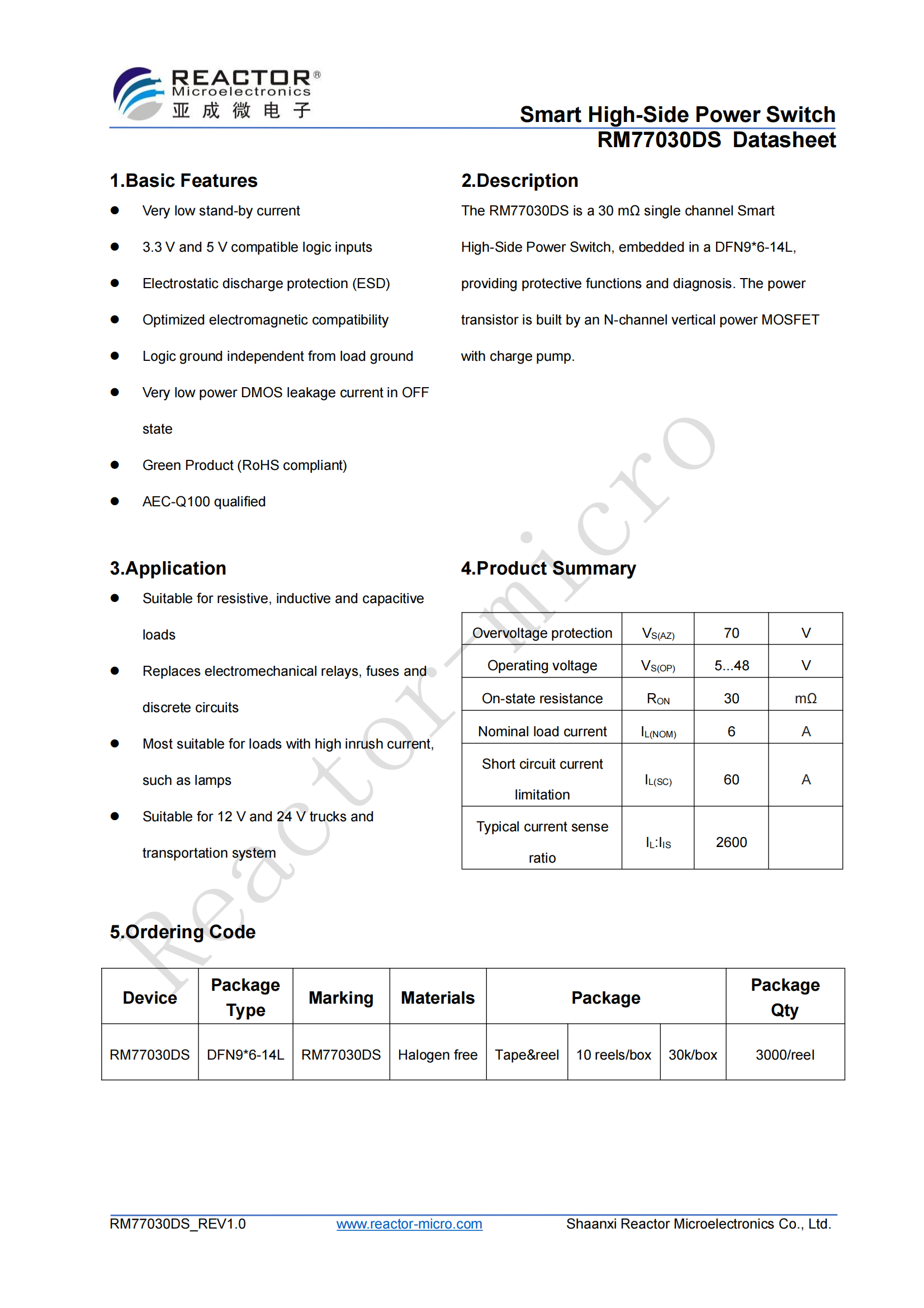 RM77030DS Datasheet_V1